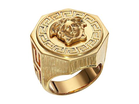 versace medusa ring fake|versace ring size.